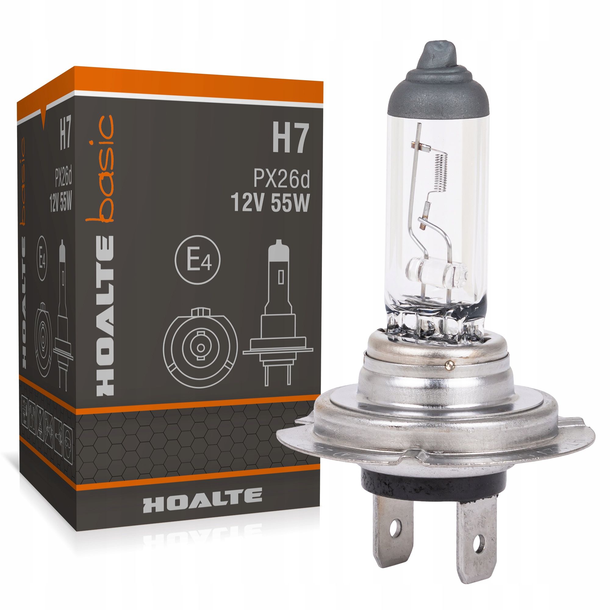 

Żarówka H7 12V 55W PX26d Hoalte Halogenowa 3200K