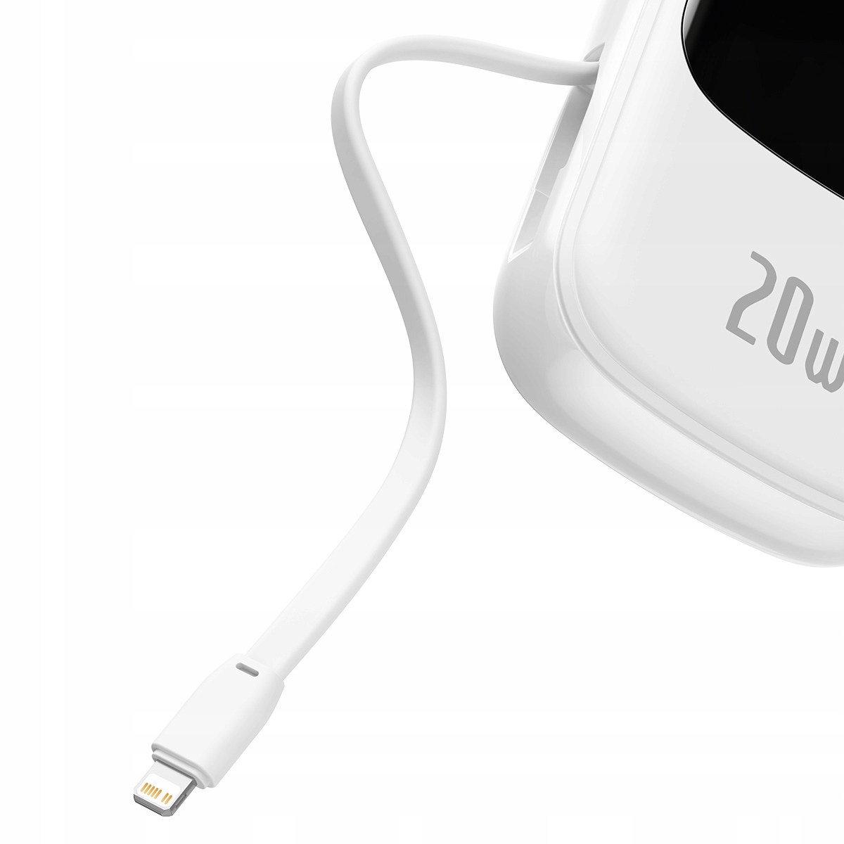 Baseus Power Bank 20000mAh Qpow Pro - USB + TypeC - PD20W з кабелем Lightning Матеріал корпусу пластик