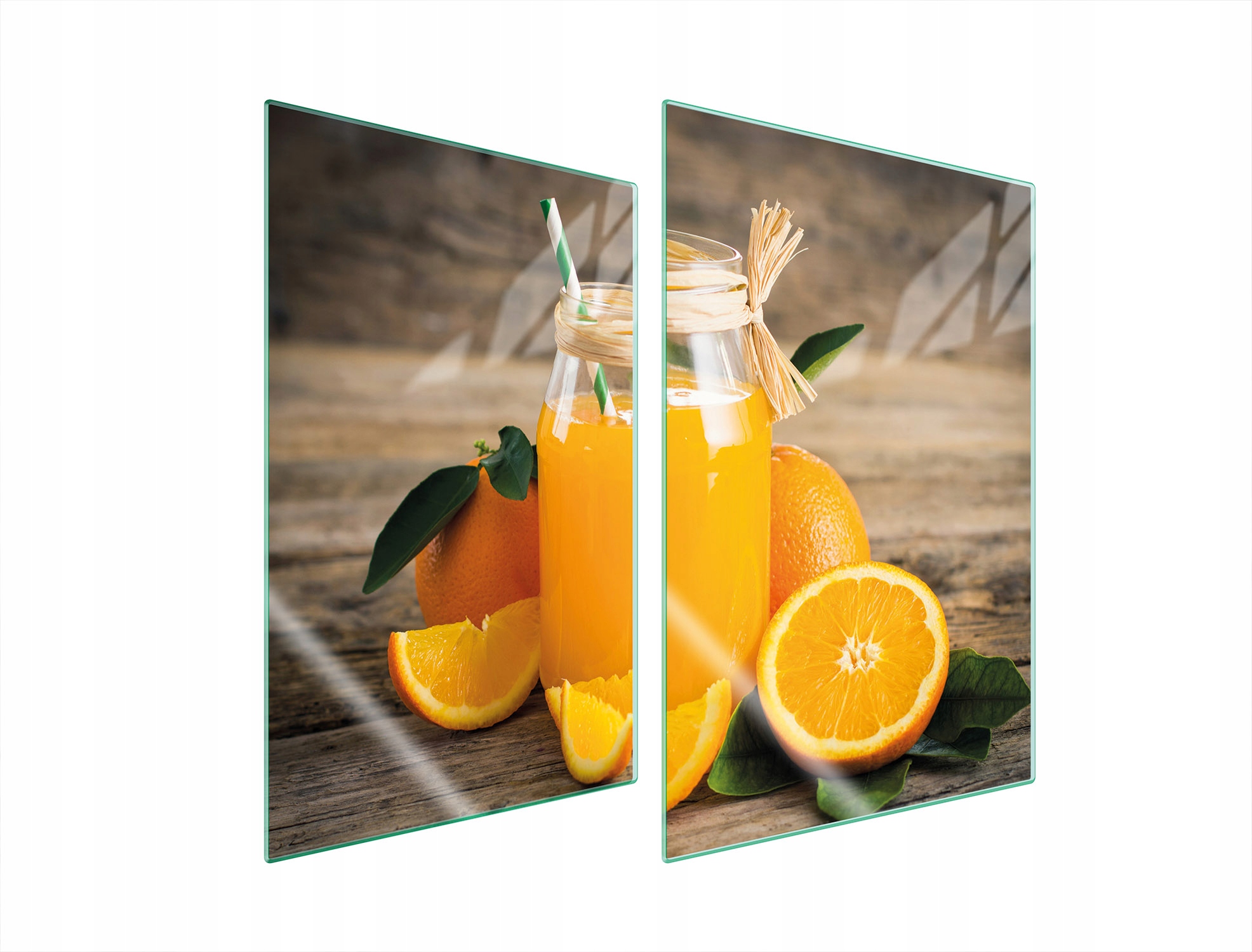 Skleněná Ochranná Deska Do Kuchyně 2x35x52 Ovoce Tvrzené Sklo