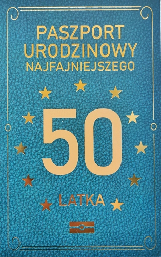 

Na 50 urodziny dla Mężczyzny Kartka z żartem JCX39
