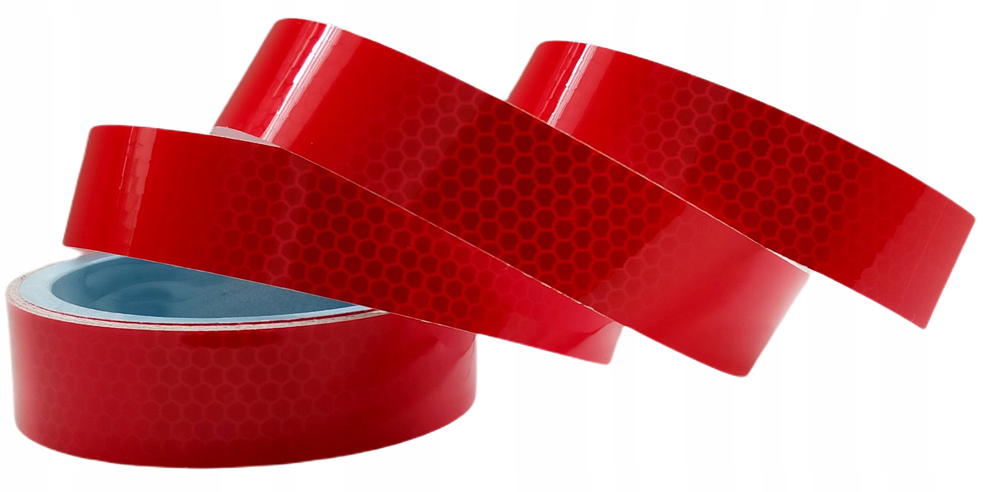 TAŚMA ODBLASKOWA NAKLEJKA PLASTER MIODU CZERWONA Marka Inna marka