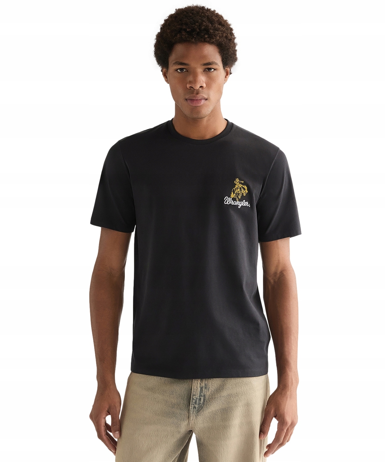 Tričko Wrangler Embroidery Tee 112377985 Black L