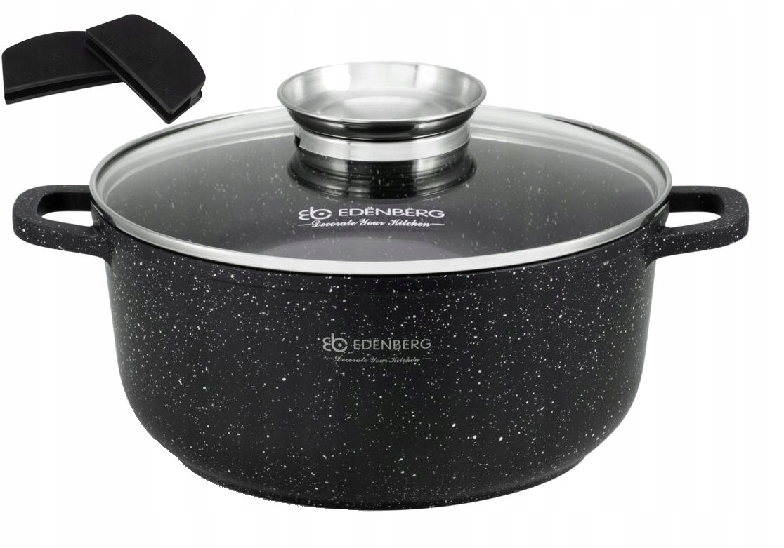 Garnek Marmurkowy 3.3L Aroma Knob 22cm EdenBerg Premium