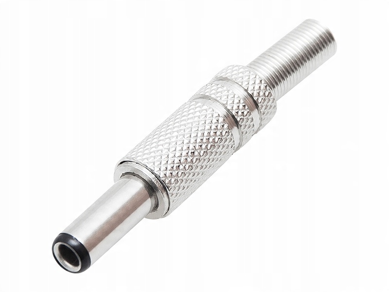 

Wtyk wtyczka DC 2,5/5,5/14 na kabel metal (2174)