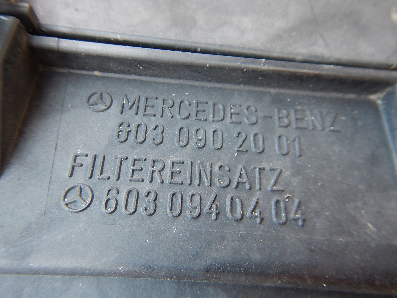 Gehäuse filter luft MERCEDES W140 3.5 TD S350