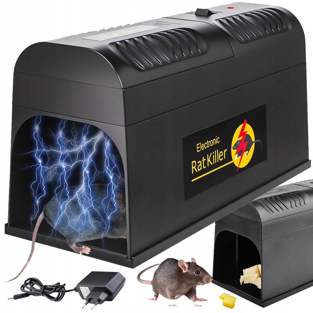 Elektrická Past Na Hubení Hlodavců Je Odolná A Lehká Pro Domácnost I Kancelář