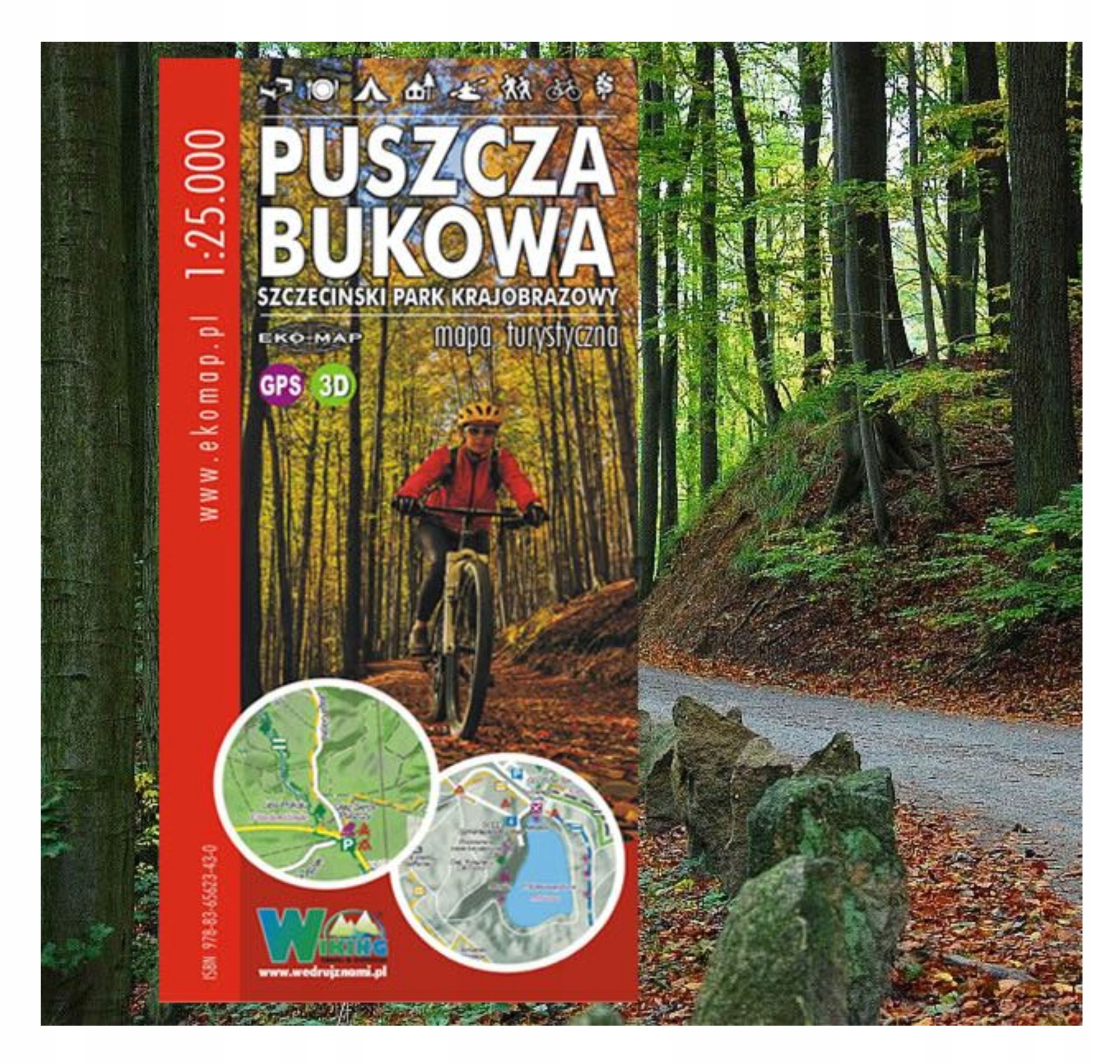 

Mapa Turystyczna Puszcza Bukowa 1:25000 Spk Gps 3D