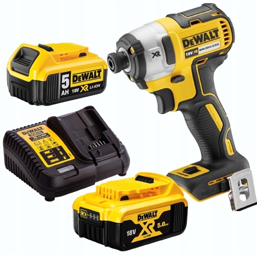

DeWALT Zakrętarka DCF887N DCB115 2x 5ah DCB184