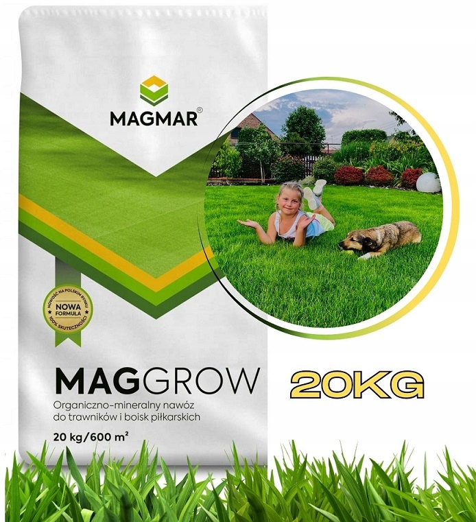 Nawóz Do Trawy Trawników Długodziałający Complex Ekologiczny 20 kg