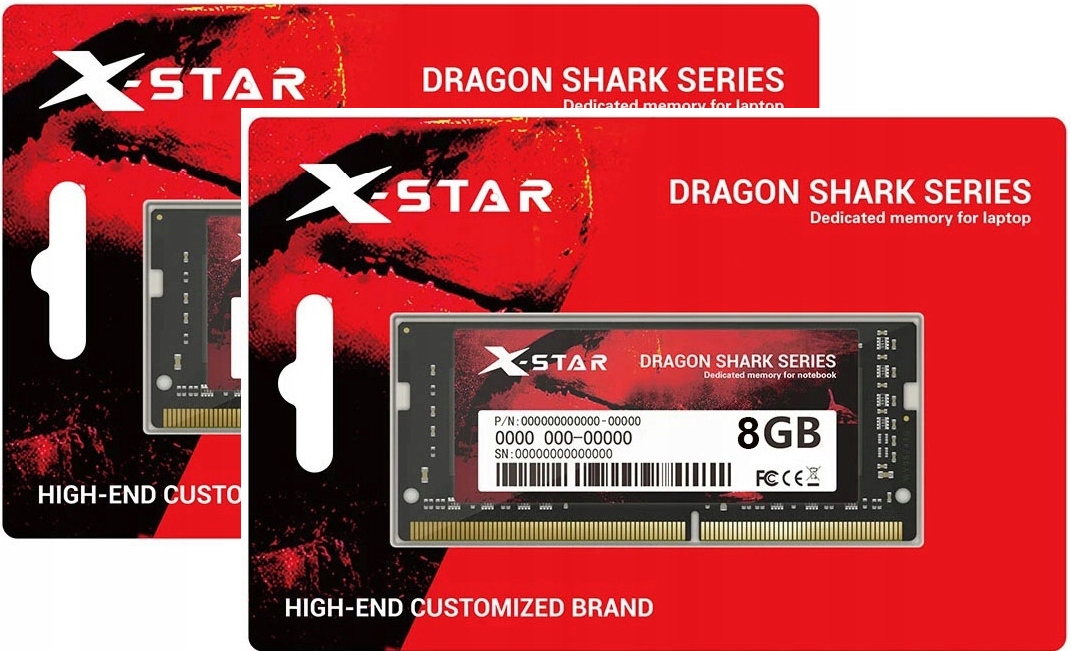 paměť Ram X-Star DDR3L 16GB (2x8GB) 1,35v PC3L 1600MHz pro notebook