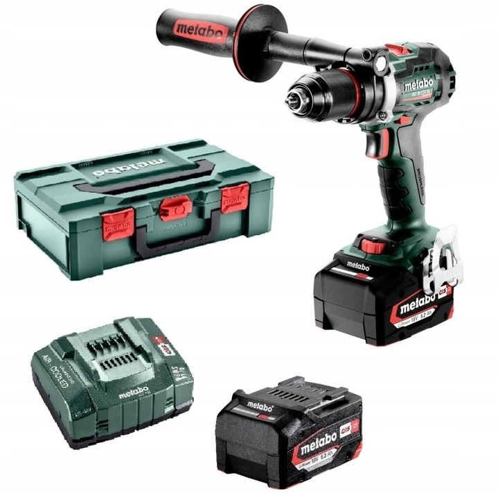 Wiertarko-wkrętarka Bs 18 Ltx Bl I ładowarka 2xAku 5.2Ah 602358650 Metabo