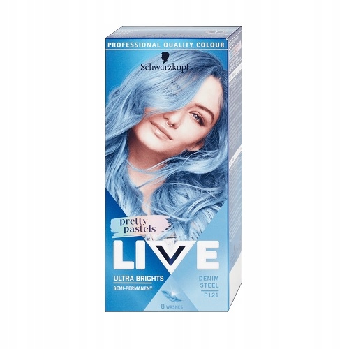 

Schwarzkopf farba Live Ultra P121 Denim Steel