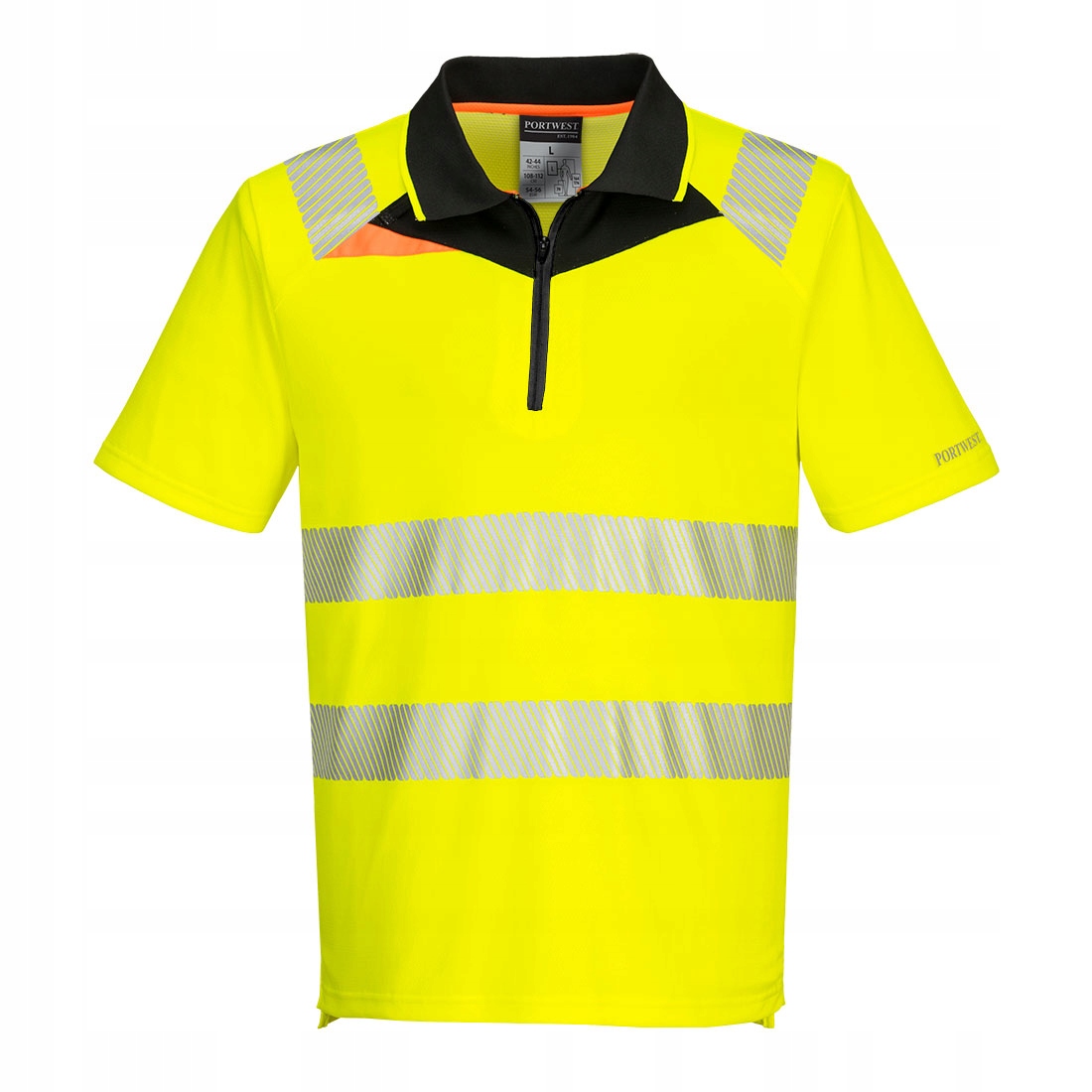KOSZULKA POLO OSTRZEGAWCZA HIVIS DX412 PORTWEST XL