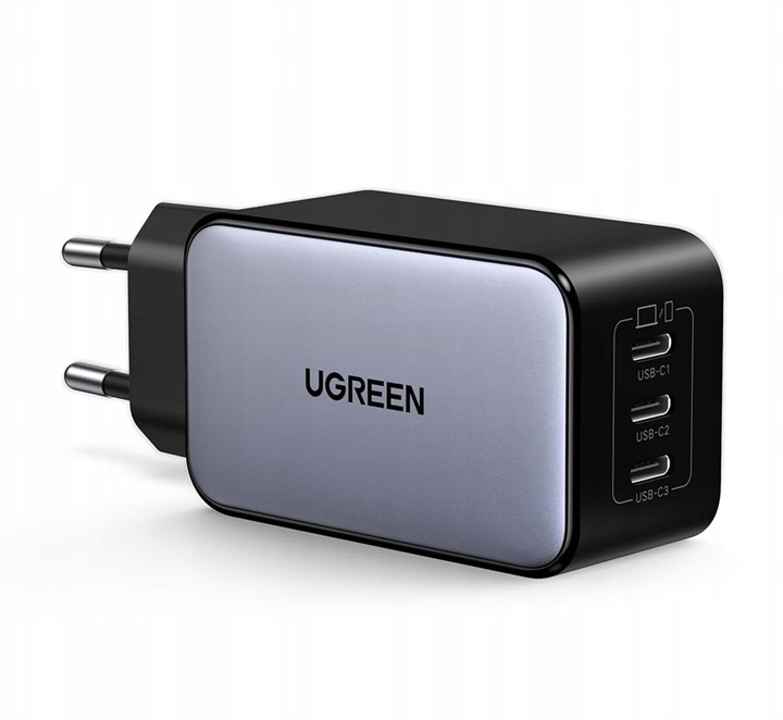 UGREEN Nexode ładowarka USB C, 65 W, GaN, zasilacz z 3 portami USB-C — miniatura 10