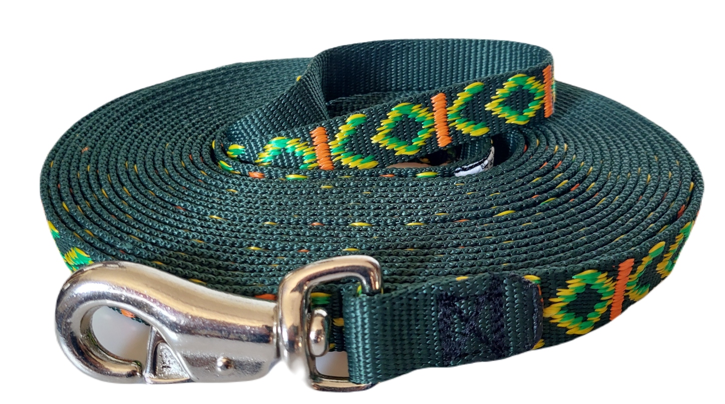 Oprať vodítko pro koně a velkého psa Silná velká silná karabina 15 m Sunka