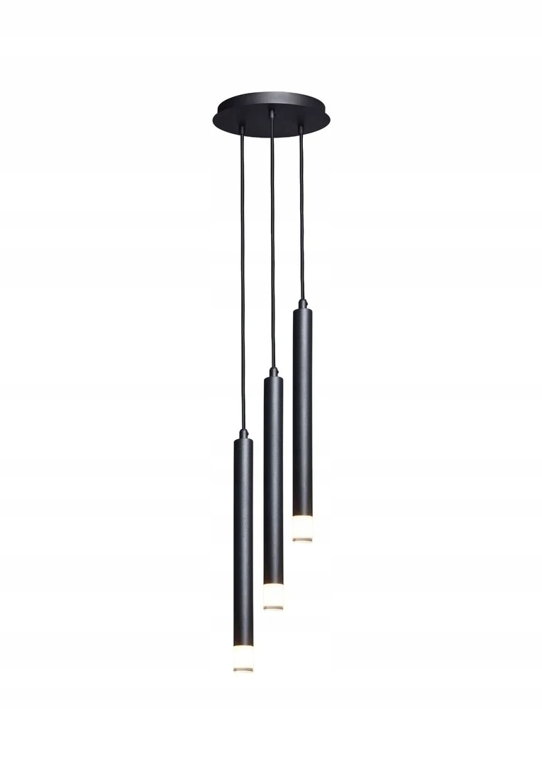 Závěsná lampa Ramira Rabalux černá Ø25 cm, 3xG9 5W Led, kov/akryl