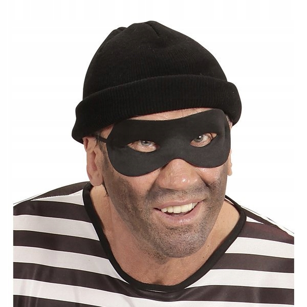 MASKA WŁAMYWACZ ZŁODZIEJ ZORRO CZARNA Płeć uniseks