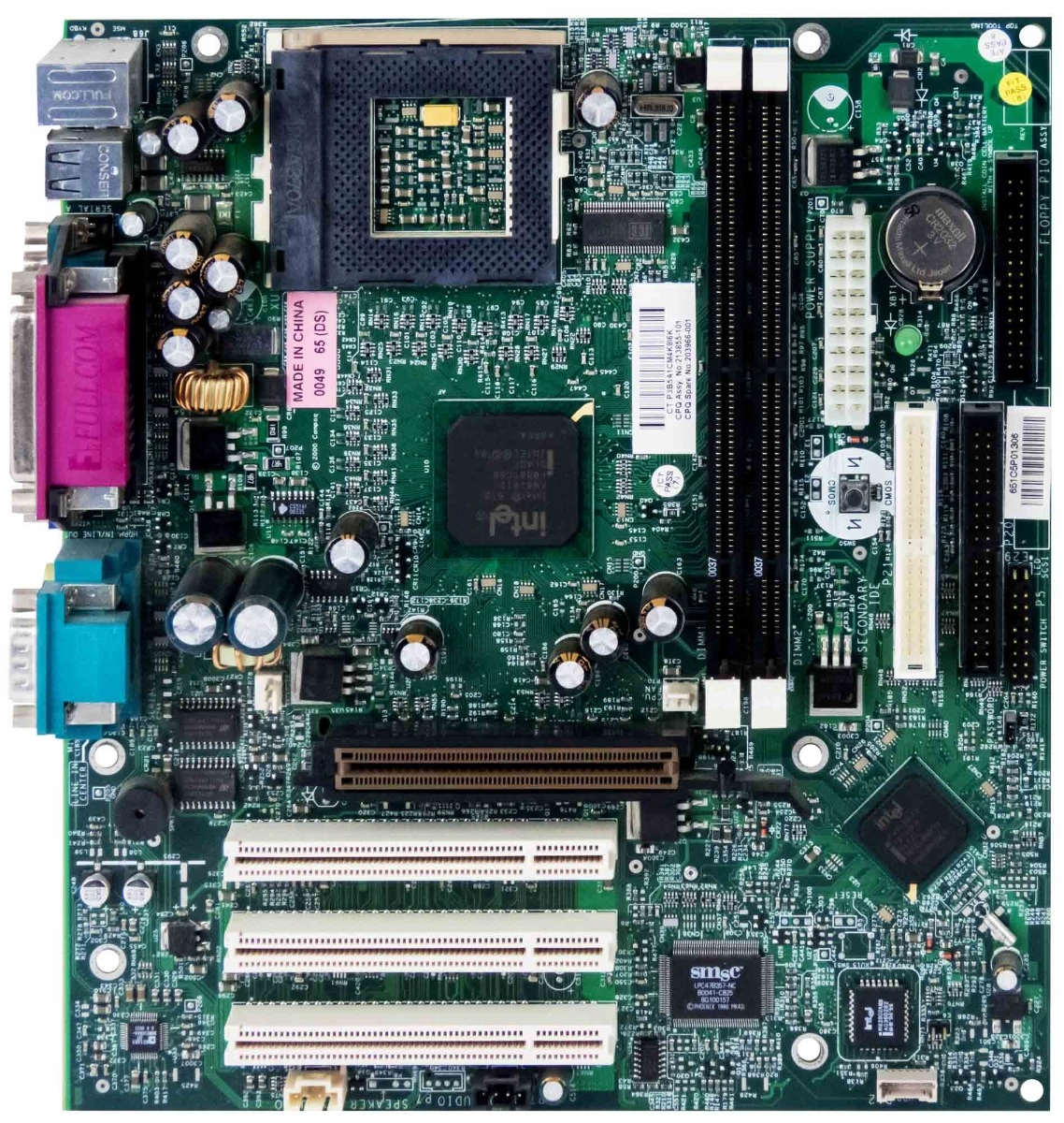 Hp 203966-001 Socket 370 Sdram Agp Pci 213855-101