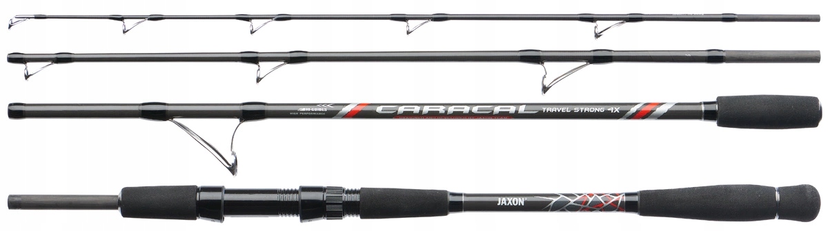 Wędka Jaxon Caracal Travel Strong 4x 240cm 50-220g Gratis!