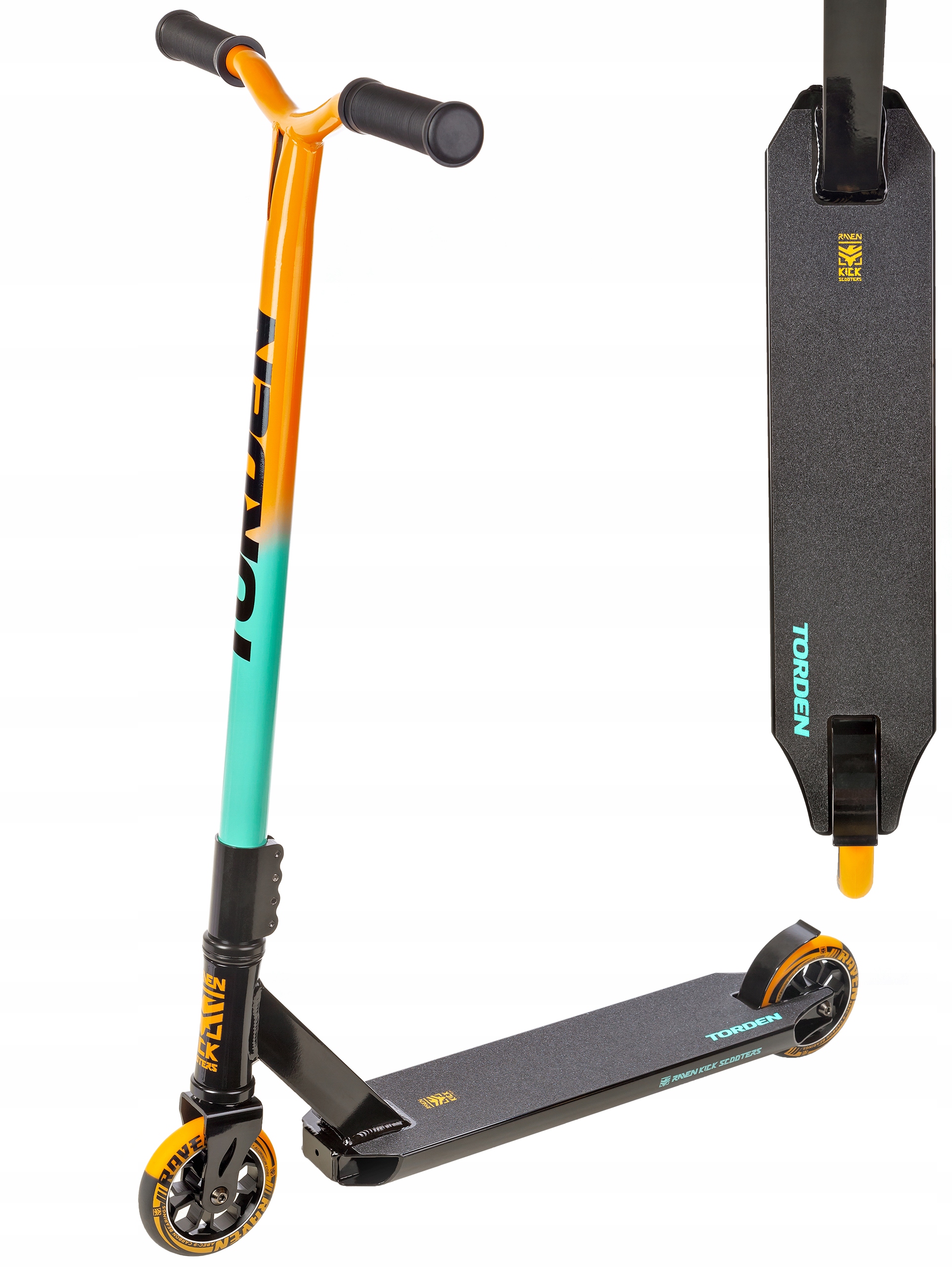 

Hulajnoga Wyczynowa Raven Torden Orange/Mint 110mm