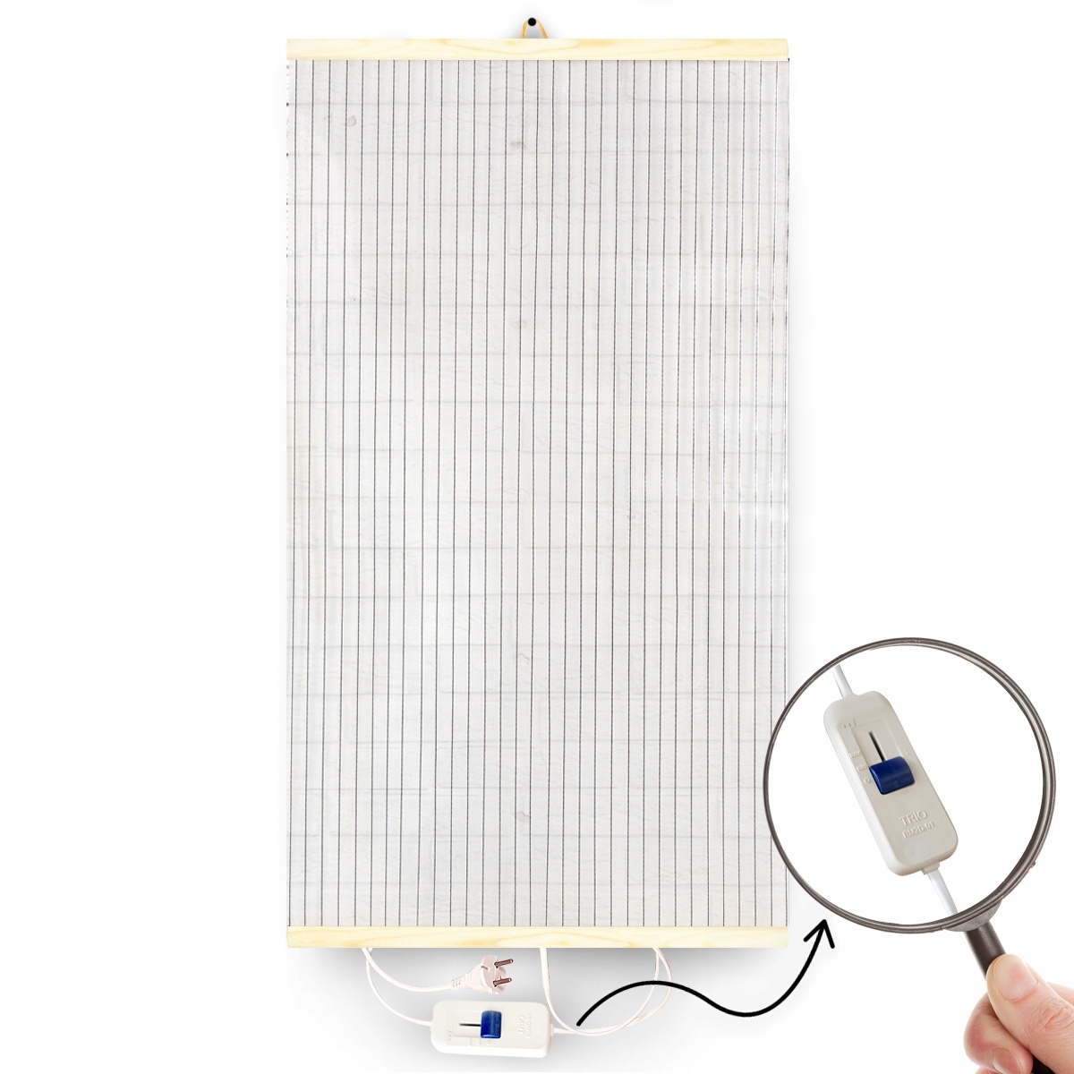 Ohřívač s Regulátorem Teploty vzor: Průhledný