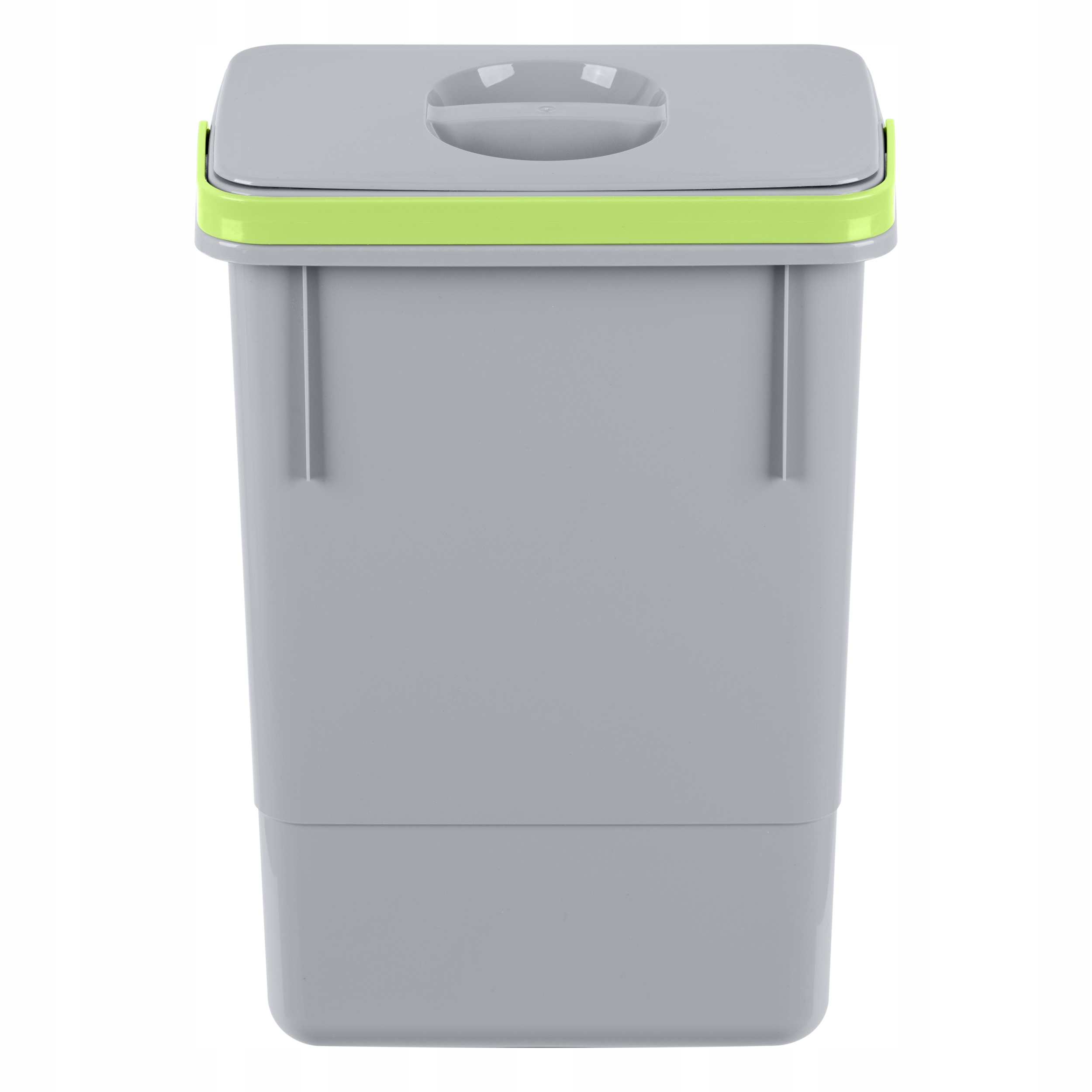 Segregator kosz na śmieci pojedynczy do koszy 7L szary zielony - RUBIO AMIX