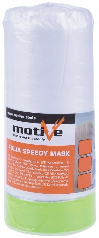 MOTIVE FOLIA MALARSKA OCHRONNA Z TAŚMĄ 20m x 1,4m