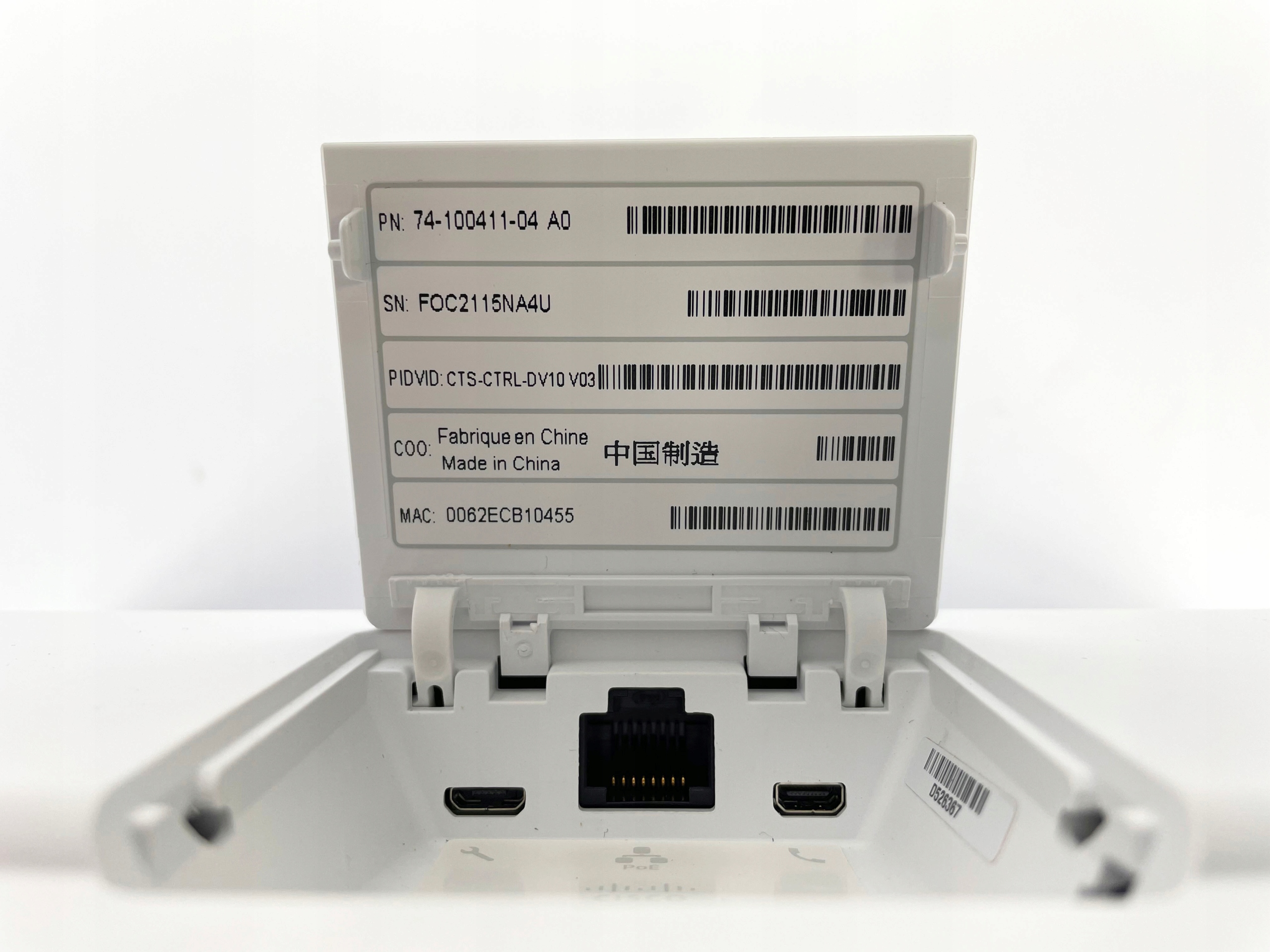 Cisco CTS-CTRL-DV10 TelePresence Touch 10 TTC5-09 Control Device EAN (GTIN) 0882658579745