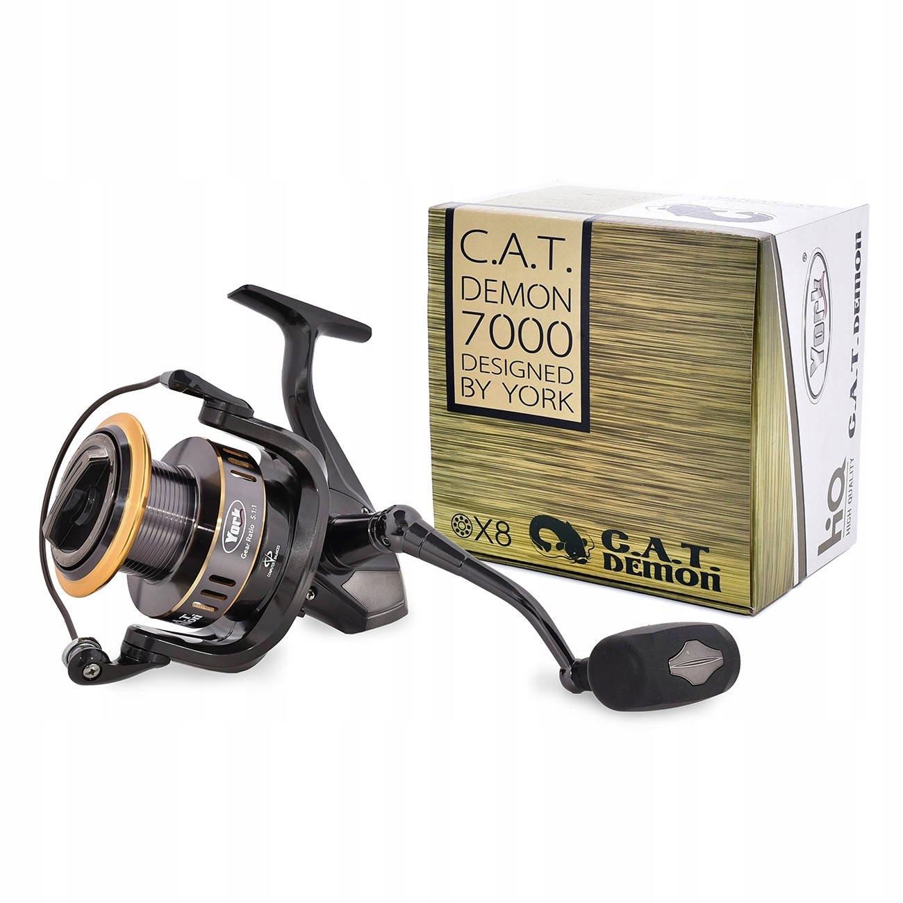 Naviják York Cat Demon 7000 5.1:1 Na Suma, Na Velké Karpy