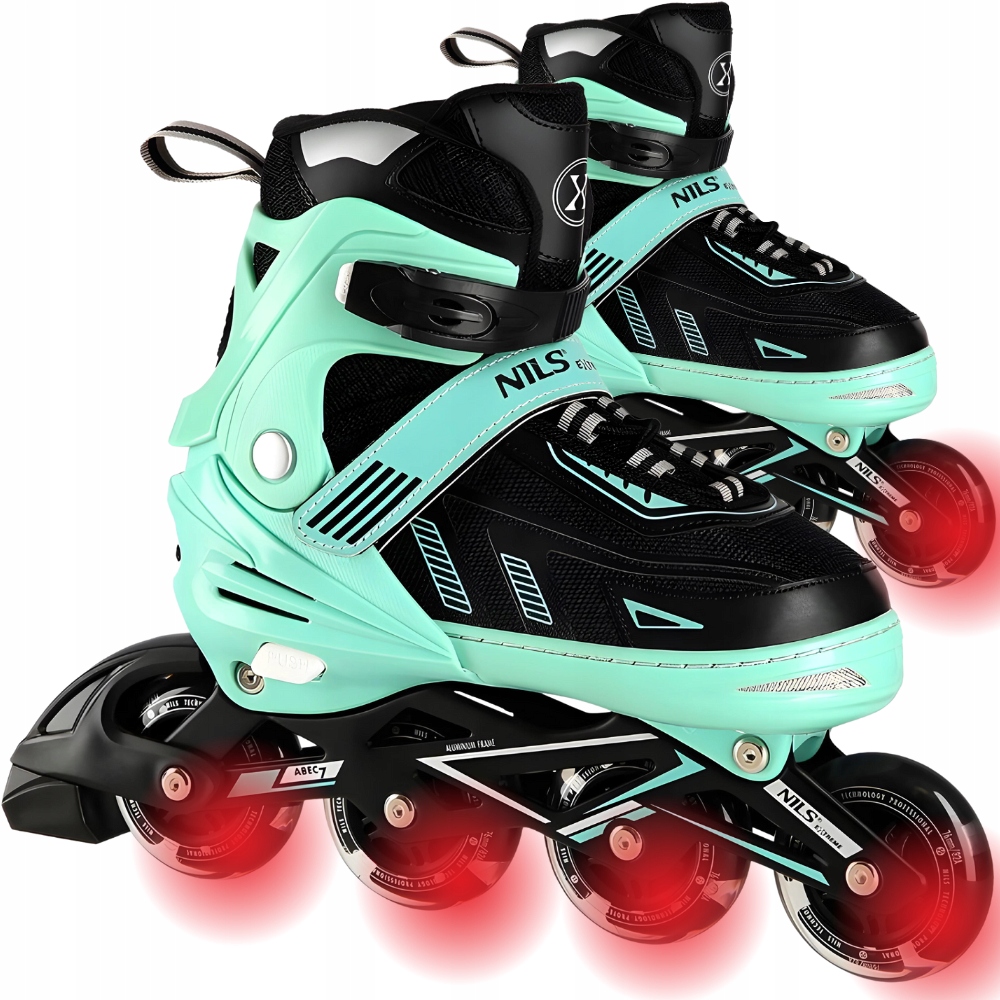 Kolečkové Brusle Nastavitelné Brusle 2v1 Rekreační Led kolečka Pu pro děti Nils