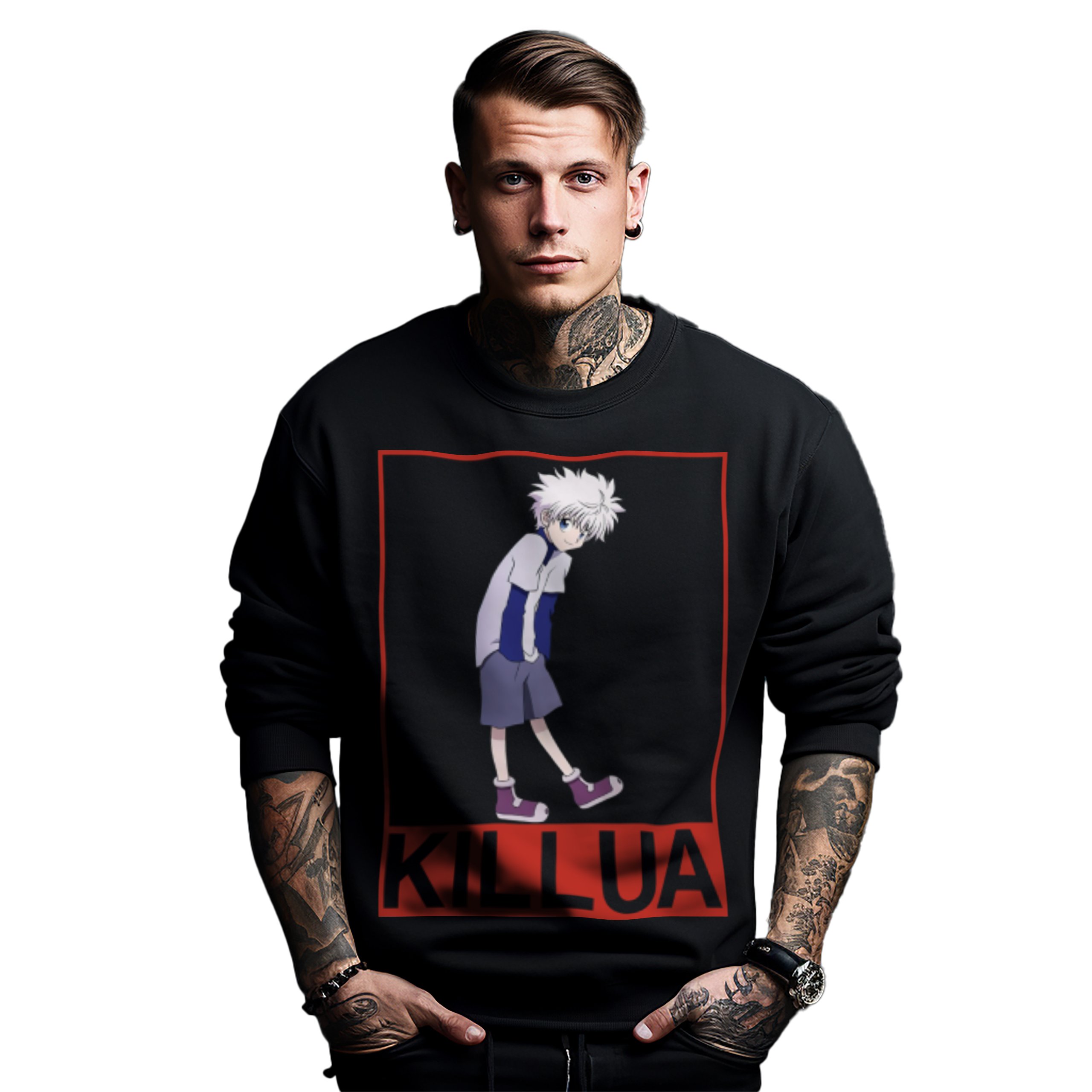 Mikina s potiskem Anime Killua