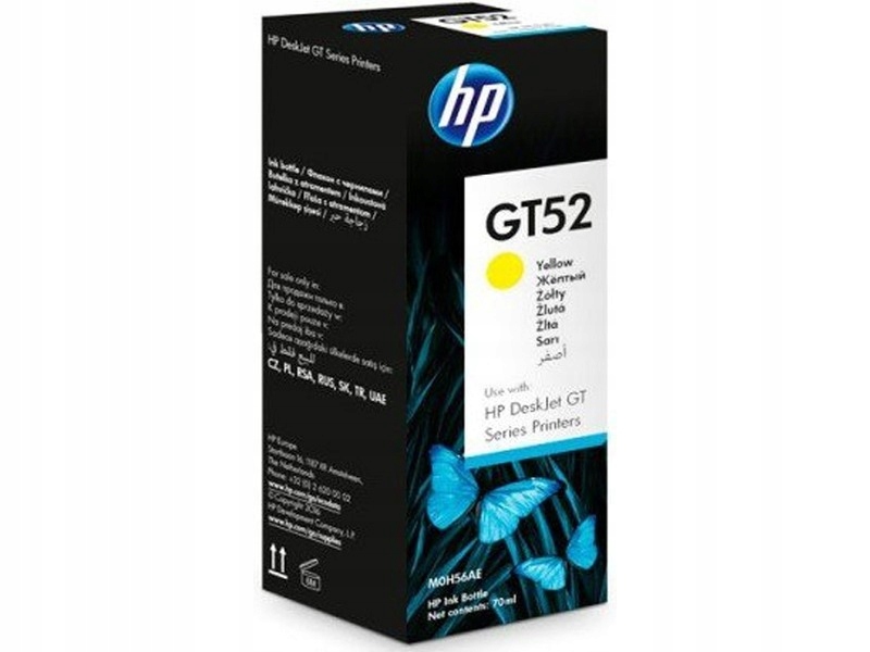 

Tusz Hp GT52 Żółty M0H56AE