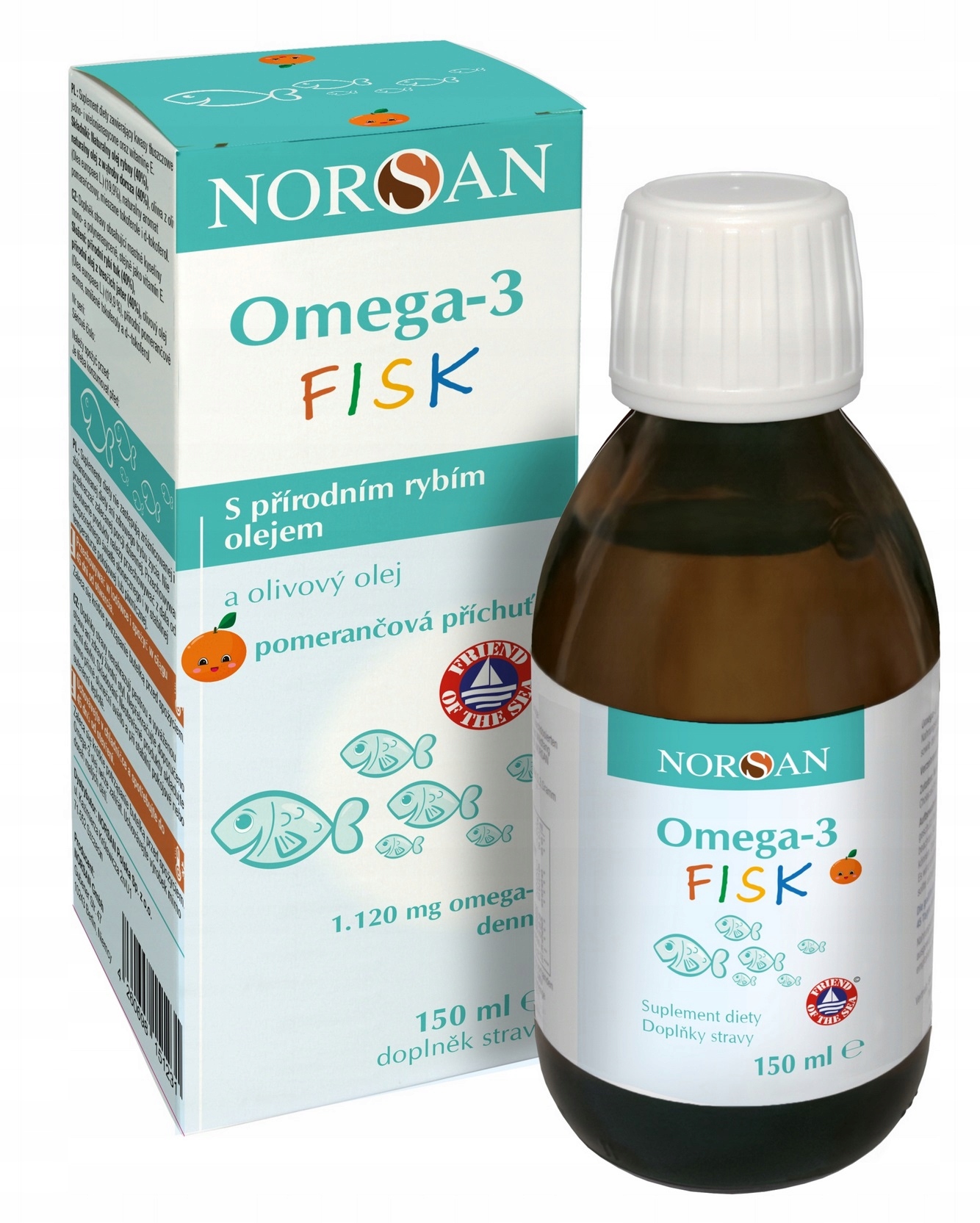 Norsan Omega3 Kids 150 ml Naturalne kwasy omega3 EPA DHA dla dzieci
