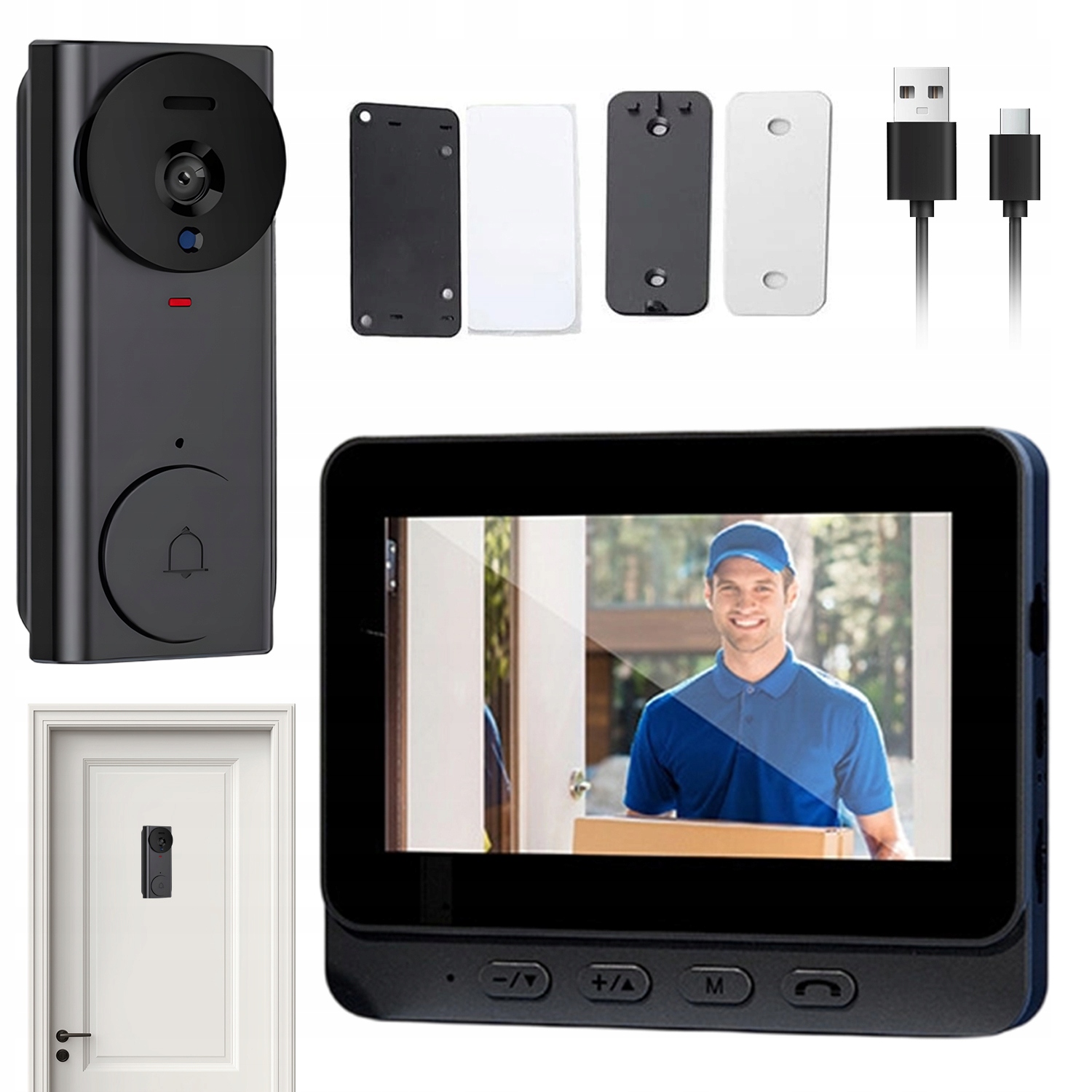 Zvonek S Kamerou, Snadné Ovládání Pro Celou Rodinu Do Bezpečného Domova