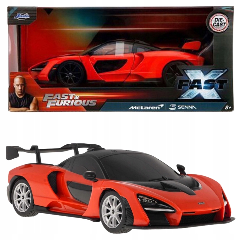 Jada Rychle A Zběsile Fast&furious Mclaren Senna 1:24 Auto Autíčko