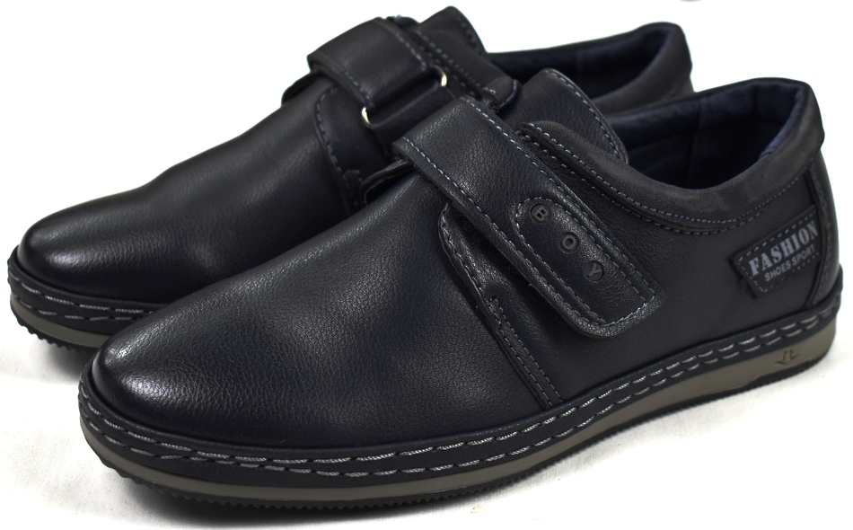 Fashion Granatowe PÓŁBUTY Wizytowe 21 cm - 33 Płeć chłopcy