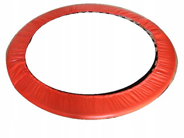 Osłona sprężyn do trampoliny do fitnessu o śr.120 cm - czerwona.