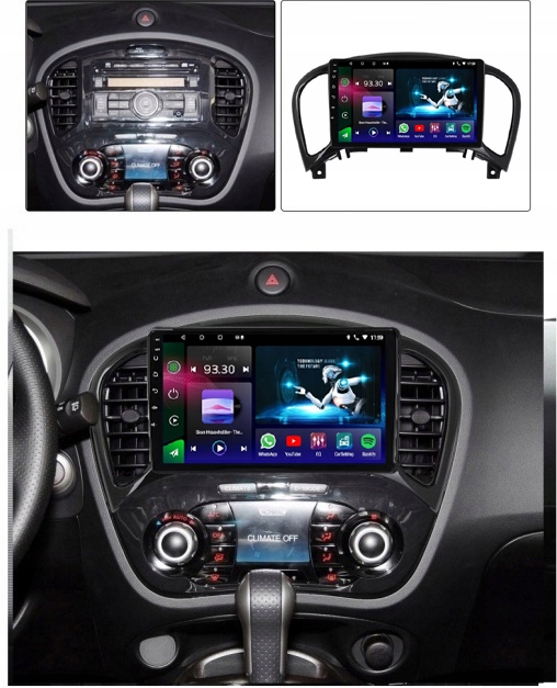 RADIO GPS ANDROID BT NISSAN JUKE 2010-2014 16GB Kod producenta A6PRO