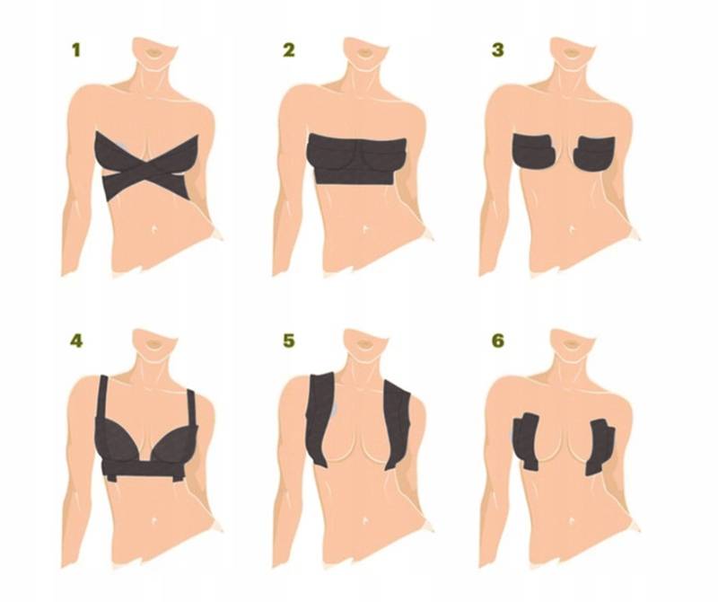 BOOB TAPE TAŚMA MODELUJĄCA PODNOSZĄCA DEKOLT BIUST Model Samonośny