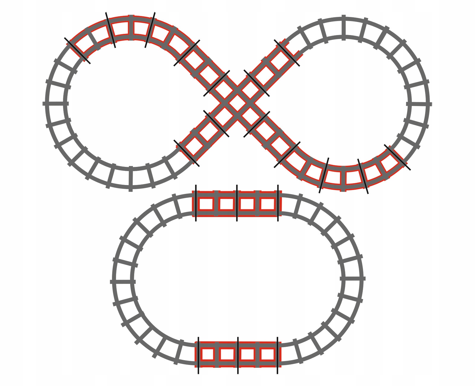 Peg Perego dodatkowe tory do kolejki Santa Fe