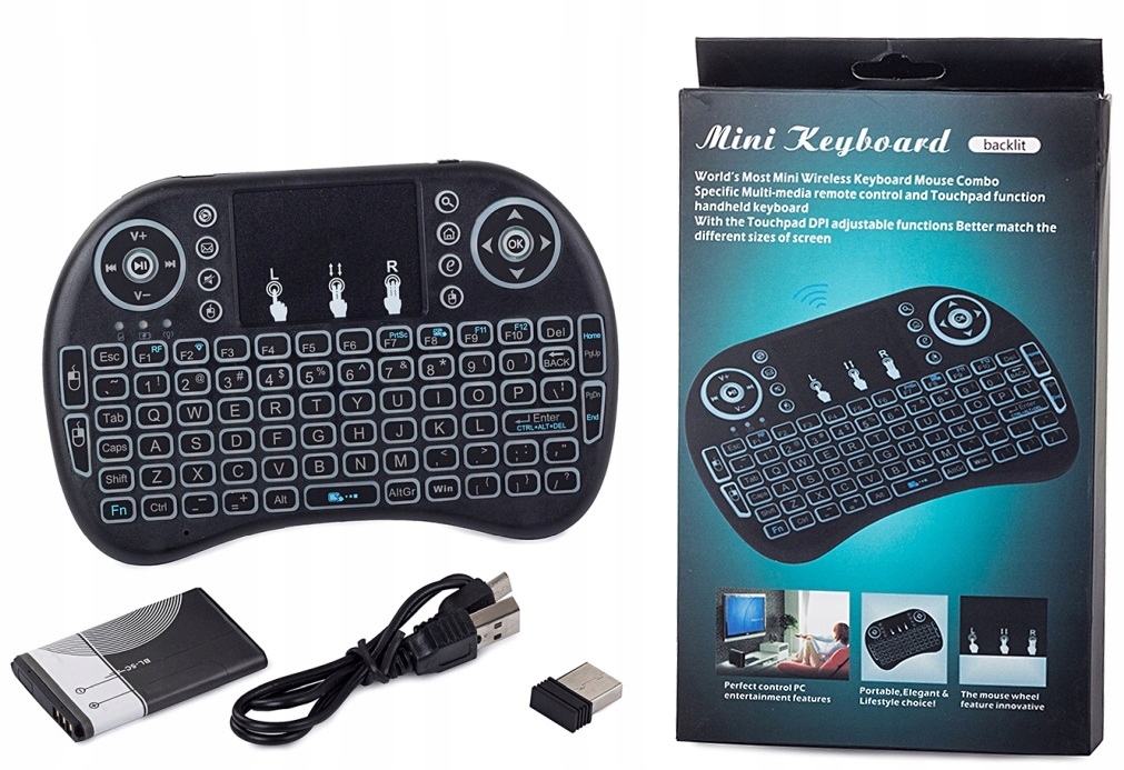 Klawiatura Bezprzewodowa do Smart TV Box Android