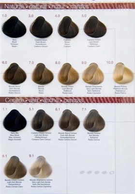 Vitalitys Karta kolorów wzornik paleta farb do koloryzacji włosów Tone 2024