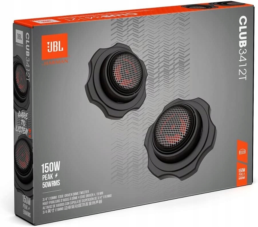 Automobilové vysokotónové reproduktory Tweetery Jbl Club 3412T Zelená hora