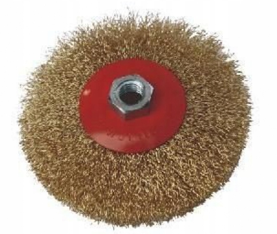 

Szczotka boczna mosiądzowana 125mm x M14 Magma