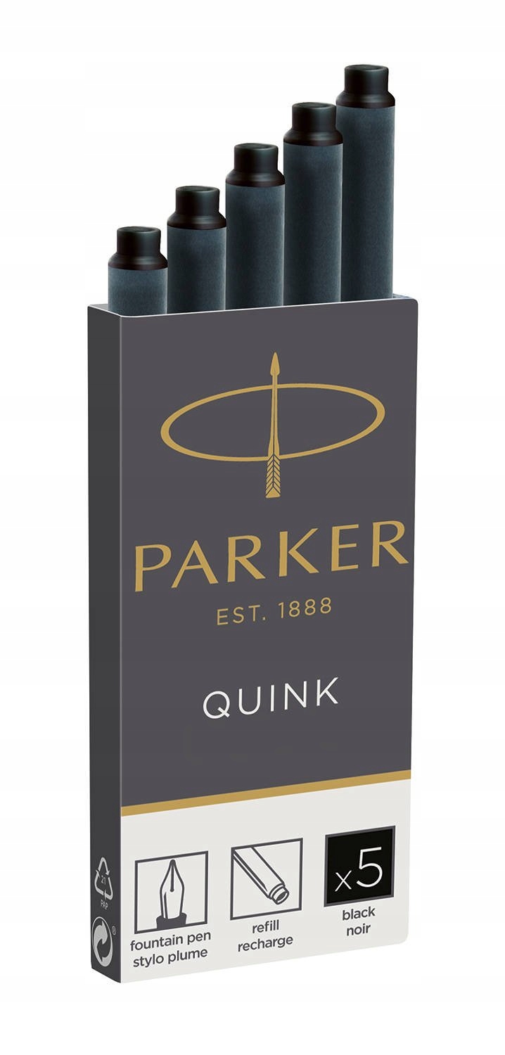 

Parker Naboje atramentowe standard czarne