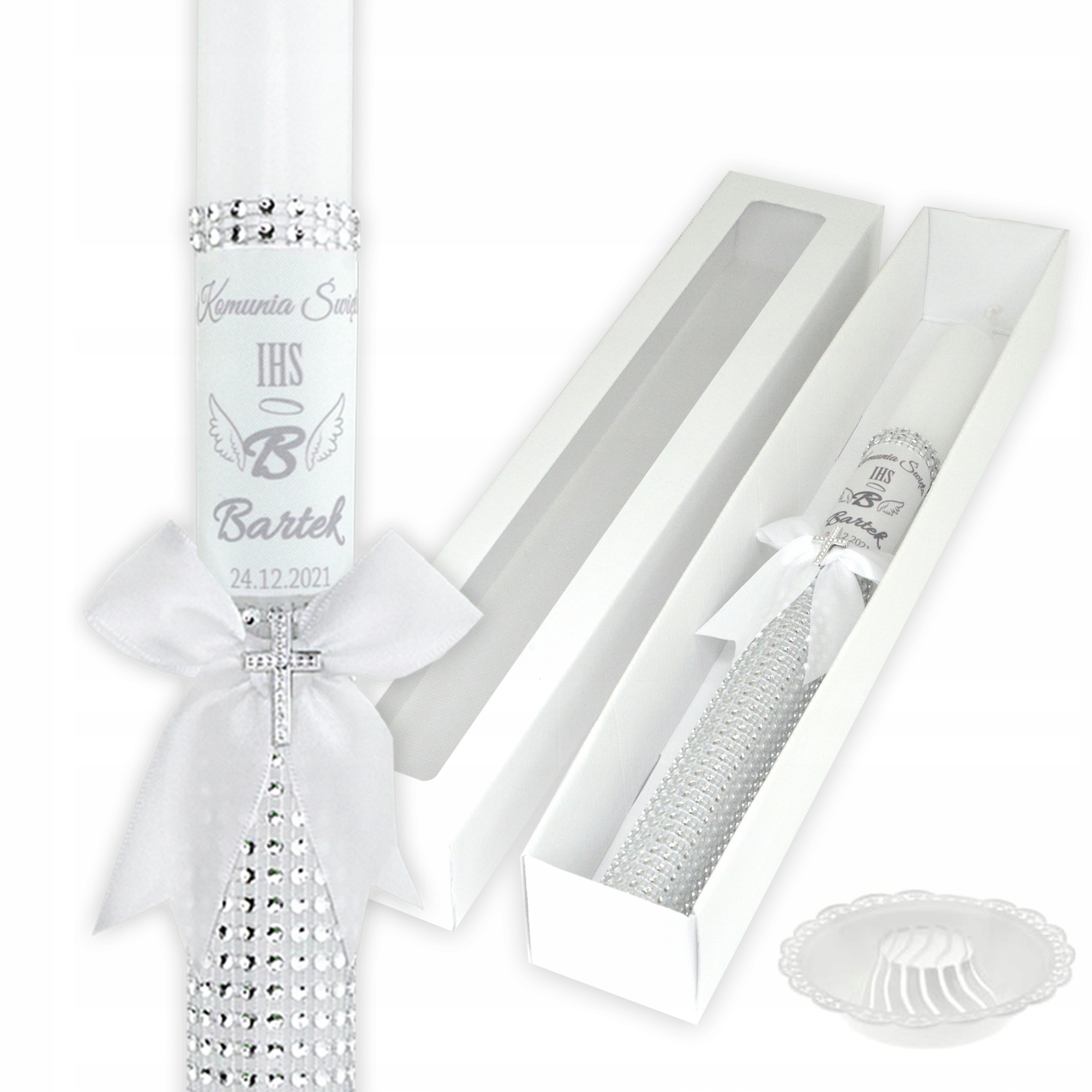 

Świeca Komunijna Na Komunię Do Komunii +pudełko