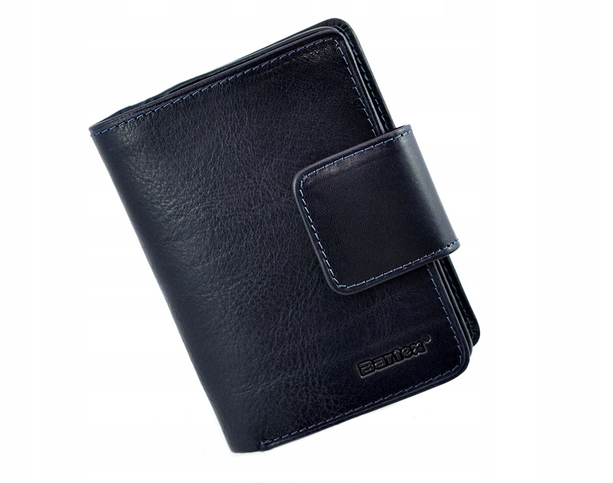Bartex 197D dámská kožená peněženka tmavě modrá
