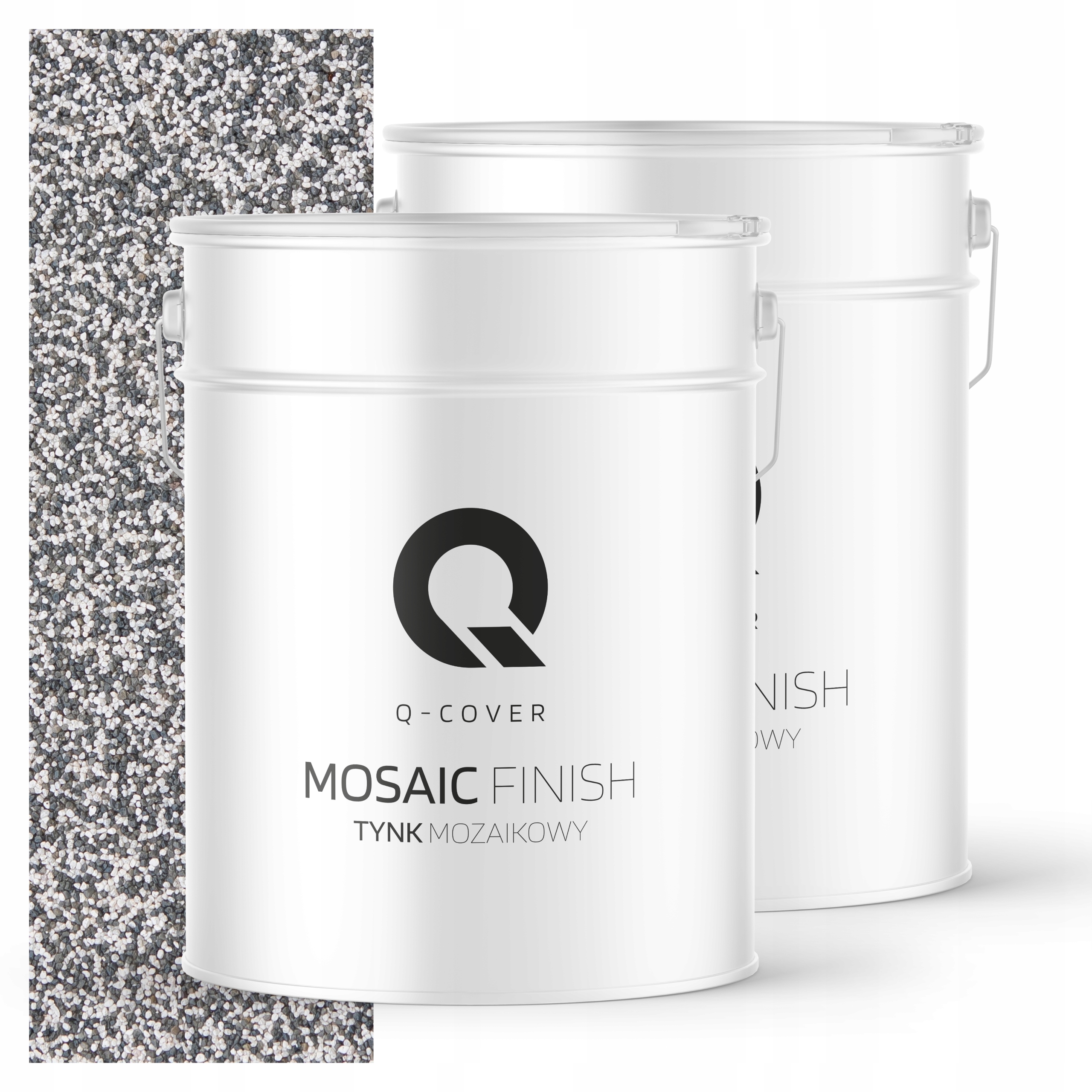 Mozaiková Omítka Mozaika 12,5 Kg Šedá Světlá M22 Ozdobná Fasáda Premium