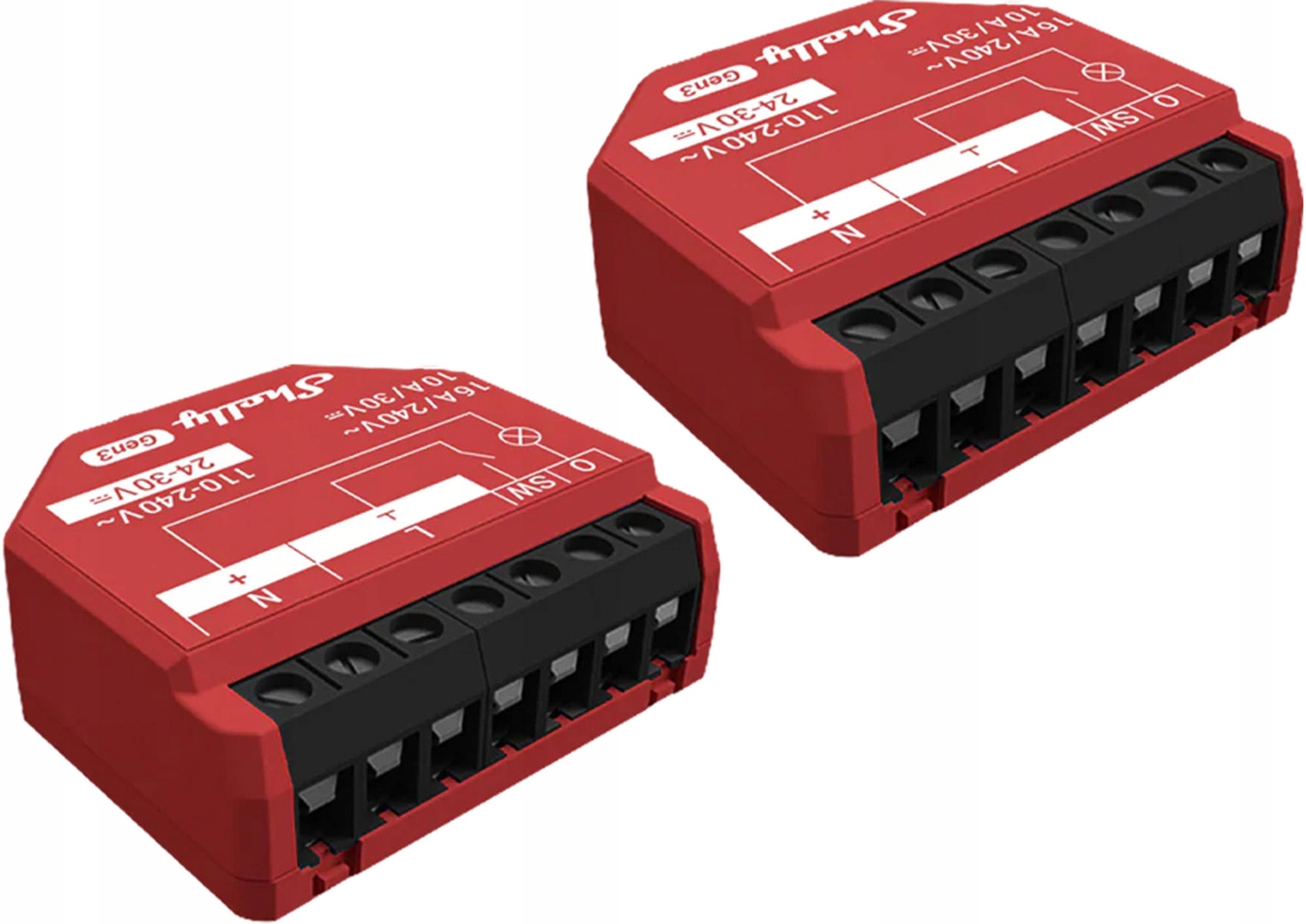 Sada 2 X Ovladač Shelly 1PM GEN3 Wi-fi/bluetooth