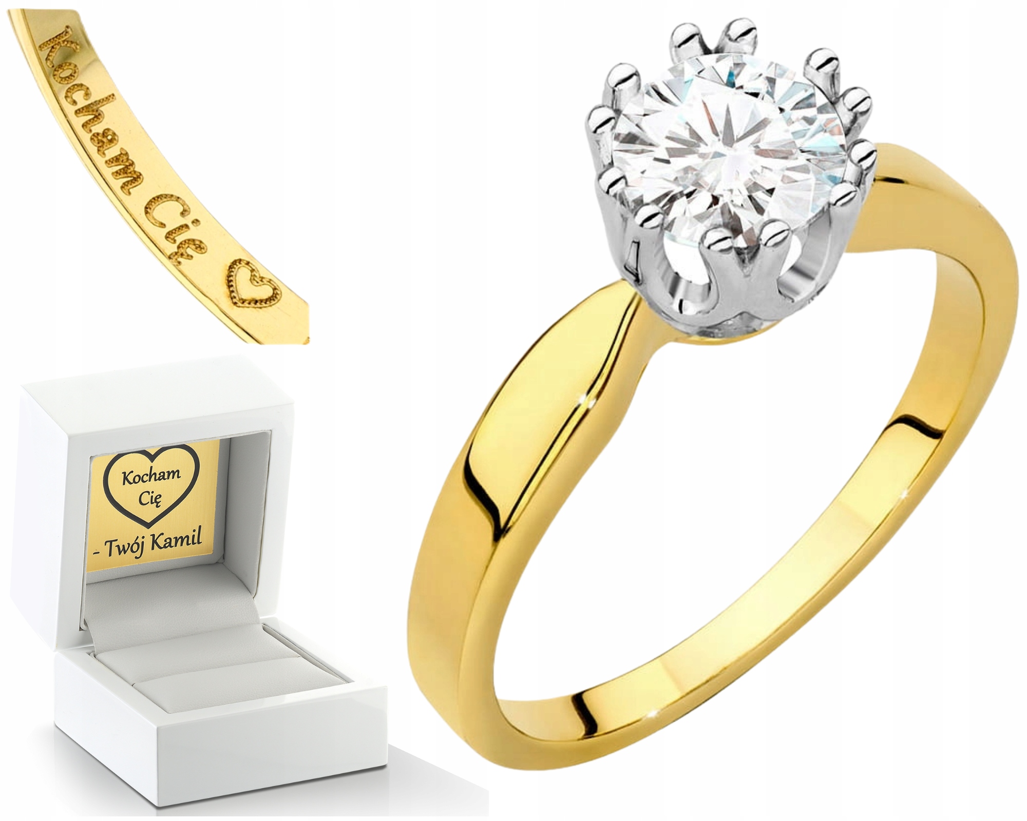 Certifikovaný Produkt 0,70 Ct Diamantová Lab Briliantová Lab Prstýnek